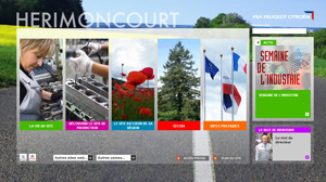 site internet du site de production PSA Hérimoncourt